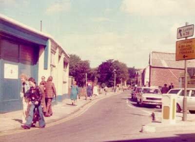 Pilton Causeway in 1976 before the Inner Ring Road