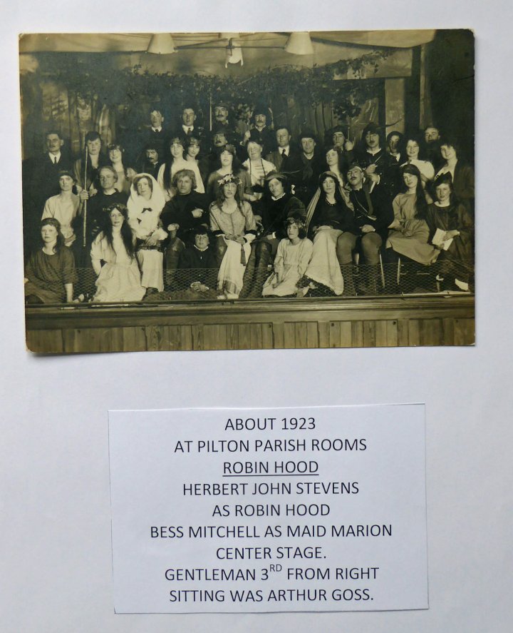 The Musical ‘Robin Hood’ in Pilton Church Hall c.1923