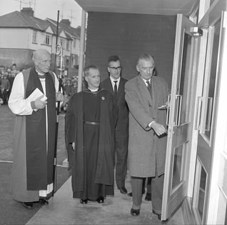 Who Opened Pilton Bluecoat School Opening in March 1969?