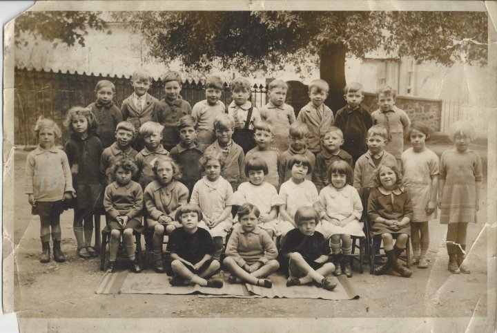 Maurice Huxtable at Pilton School in the late 1920s