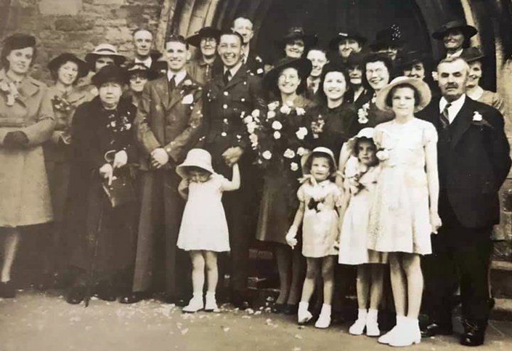 Wedding of Cyril Phillips Webber and Florence Joan Chugg at Holy Trinity Church on Tuesday 2nd June 1942