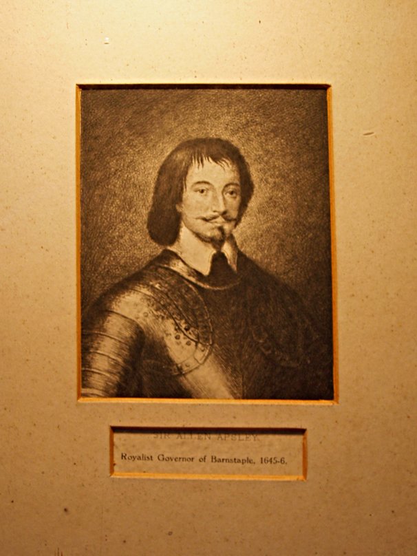 Sir Allen Apsley, Royalist Governor of Barnstaple 1645-6