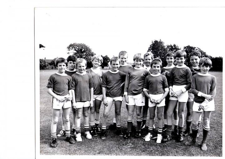 Pilton Bluecoat School Football Team in 1981/82