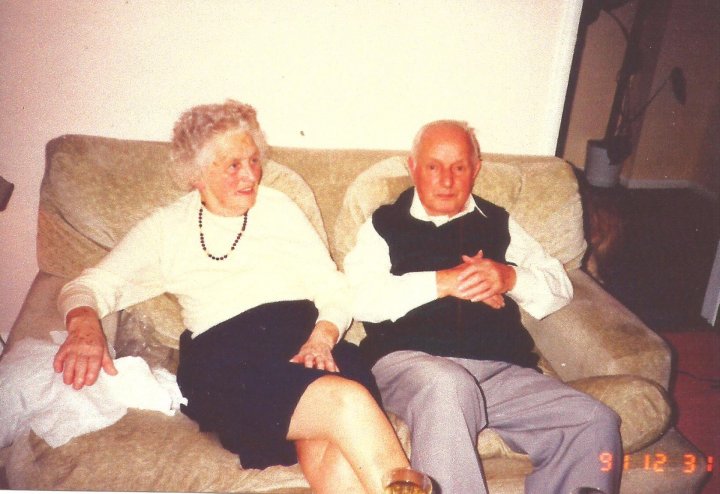 Jack and Hilda Squire of 49 The Rock, Pilton 