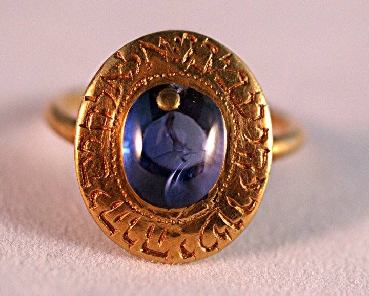 A Medieval Gold Ring Found at Pilton, Devon in 1867