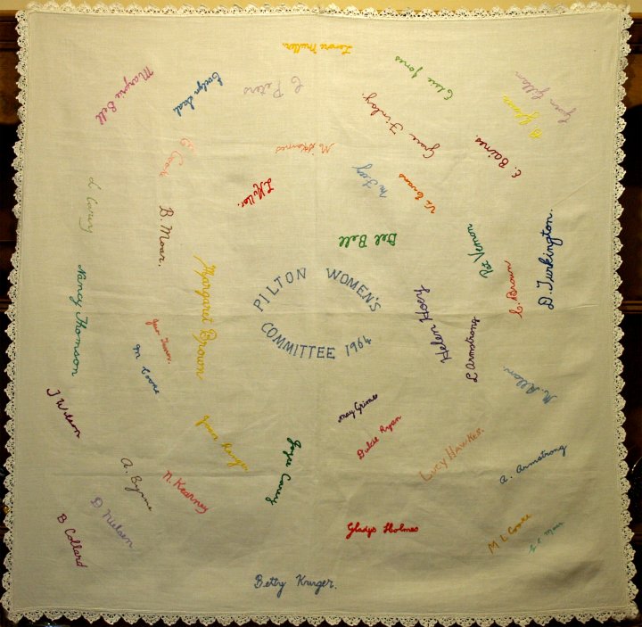 PILTON WOMEN'S COMMITTEE 1964 EMBROIDERY