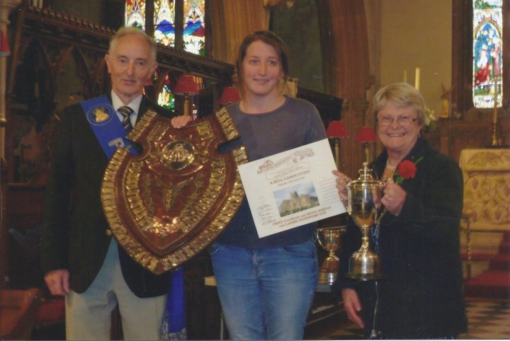 Presenting the Laurie Passmore Cup and Ross Shield in 2014
