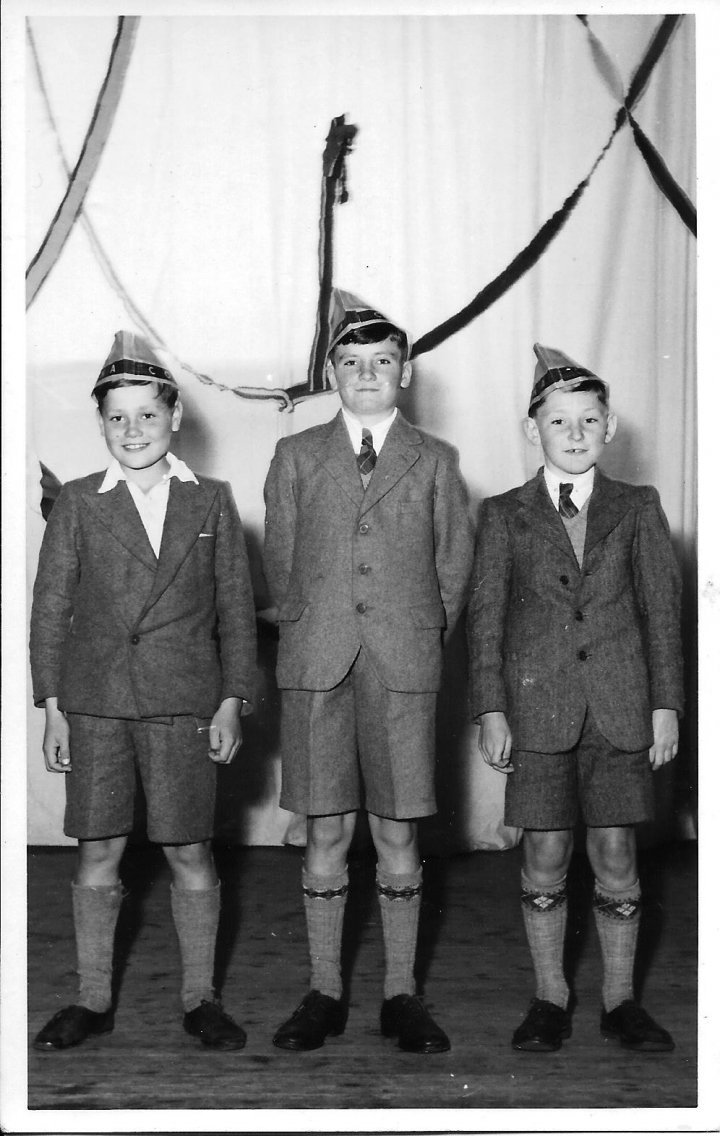 John Norman, Terry Turner and Christopher Marshall in 1953
