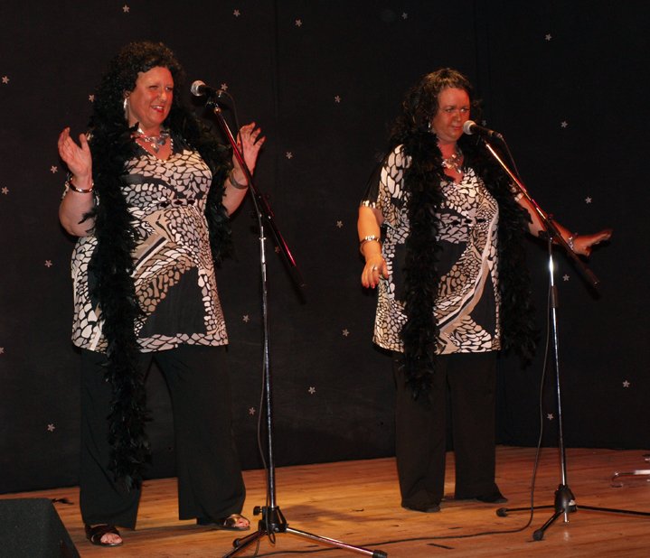 Karen Marshall & Angela Bellamy as The Weather Girls in Stars in Your Eyes 2008