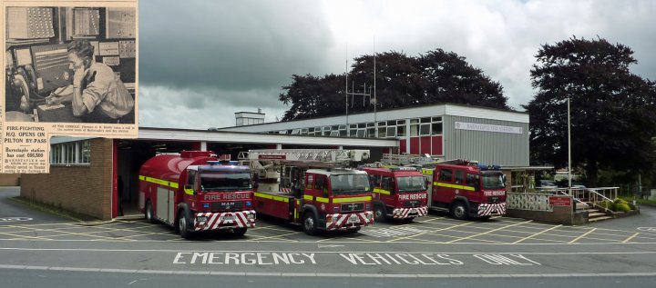 Opening of Barnstaple Fire Station in 1965