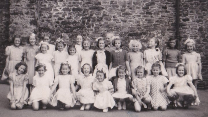 Girls at Pilton School circa 1949