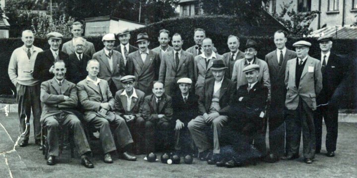 THE UNITED SERVICES BOWLING CLUB IN POTTINGTON ROAD IN 1953