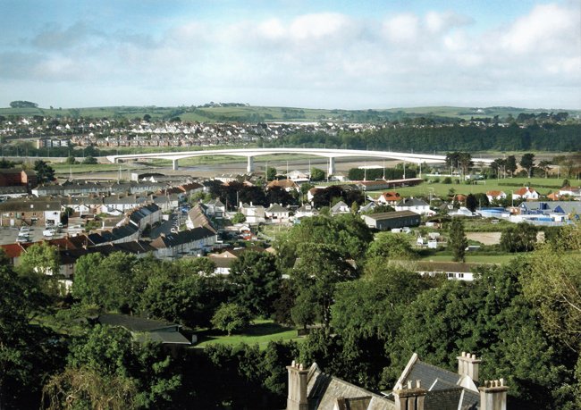 The Downstream Bridge over the River Taw opened May 2007