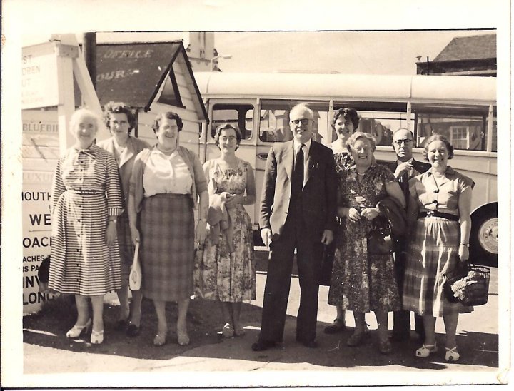 St Mary's Church, Pilton, Choir Outing in the late 1950s