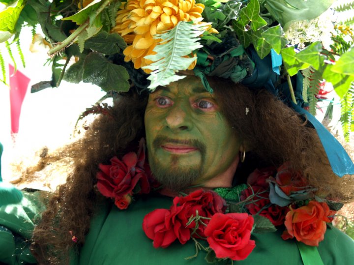 Laurie Wedge - the tall Green Man