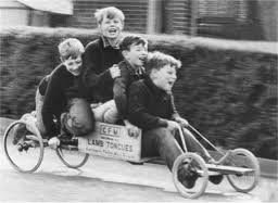Box carting through Pilton