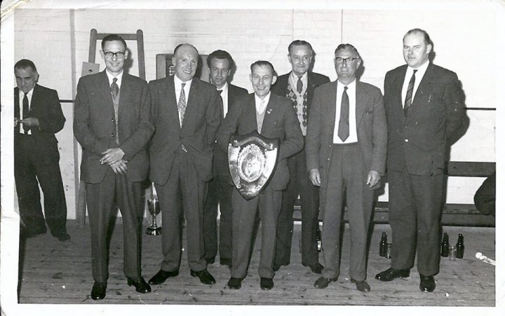 Celebrations in the Chichester Arms in the late 1960s