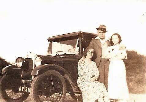 Ron and Vera Bray and Bessie Worth in about 1940
