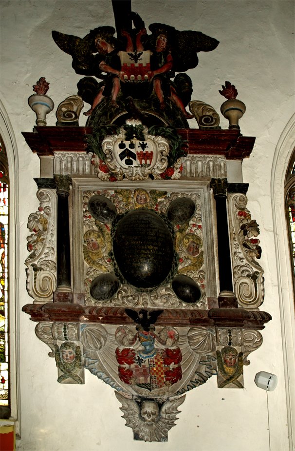 The Lethbridge Memorial in St Mary's Church, Pilton