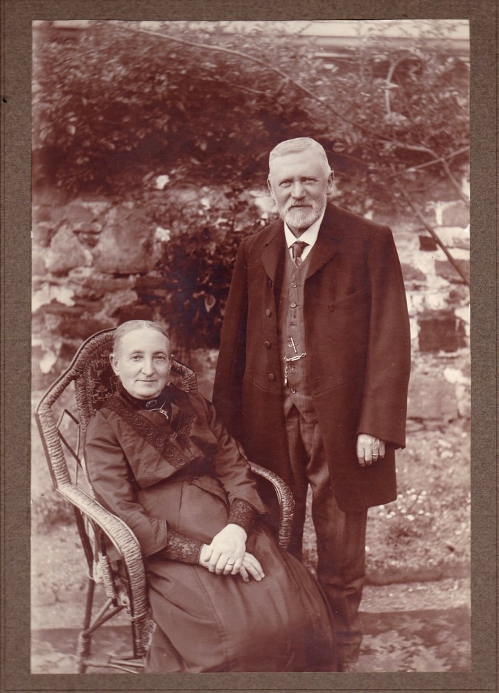 Mr William Thomas of Pilton with his wife Miss Pickard of Shirwell