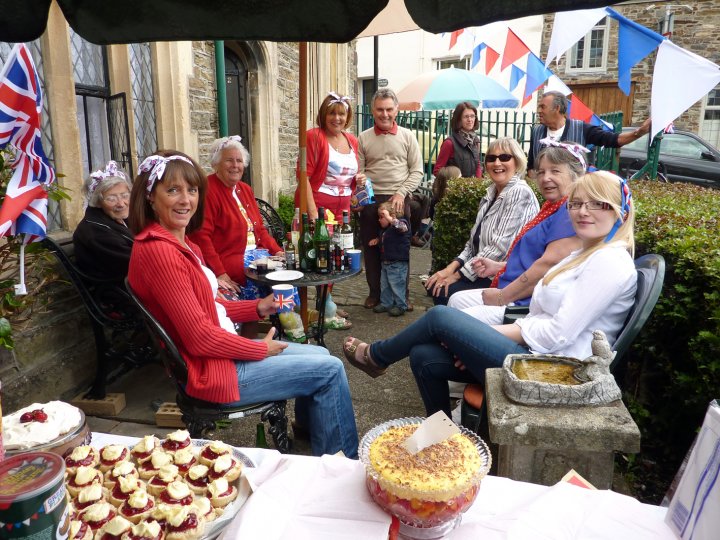Diamond Jubilee Party at the Upper Almshouses, Pilton