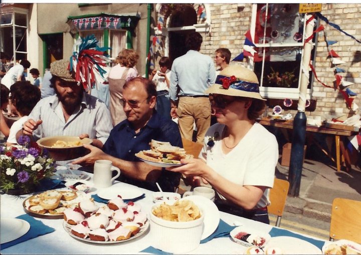 Street Party for Royal Wedding of Charles and Diana in 1981